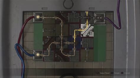 resident evil 2 electric puzzle.